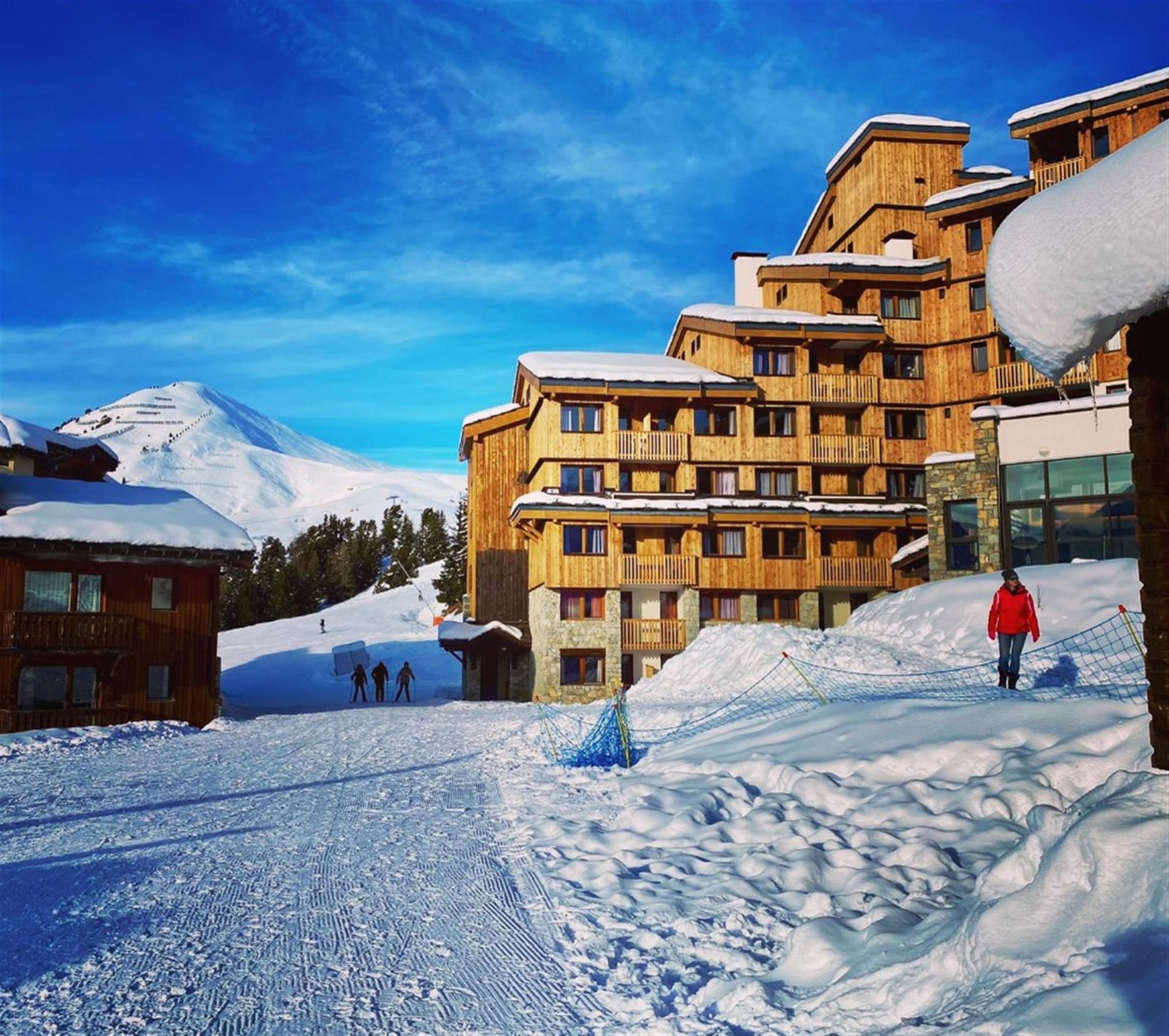 Façade extérieure de la résidence Le Centaure à Belle Plagne